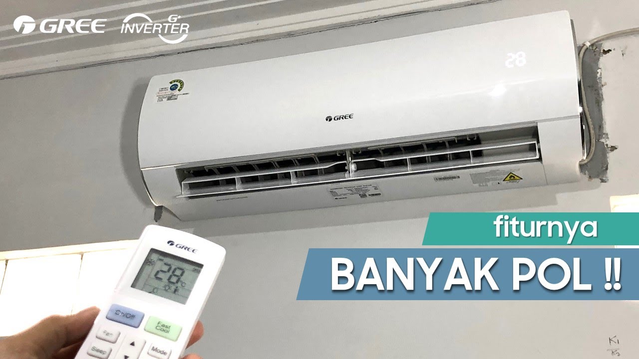 Review Semua Fitur AC Gree Inverter F1 1/2PK GWC-05F1 Indoor Unit | Part 5