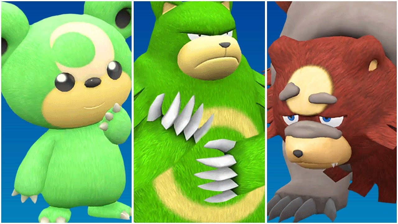 FULL TEDDIURSA EVOLUTION TEAM! Shiny Teddiursa, Ursaring, Ursaluna Moveset Pokemon Scarlet Violet