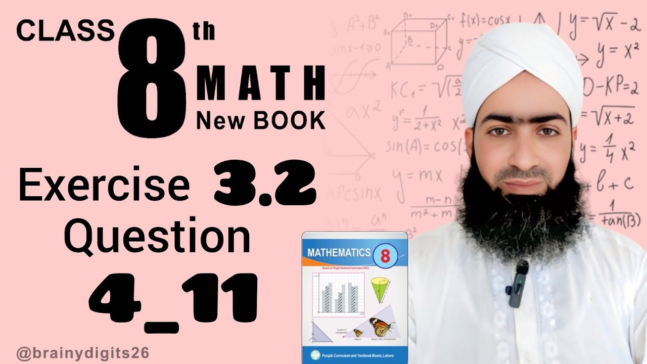 Class 8 | Maths | Ch #3 | Ex #3.2 | Q#4_11 | Sir Usman Attari | Measurement | Circle | Sector Area