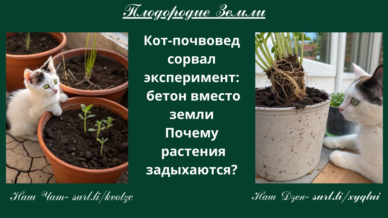 Кот почвовед-микробиолог/Пушистый эксперт выбирает правильную землю № 898/26