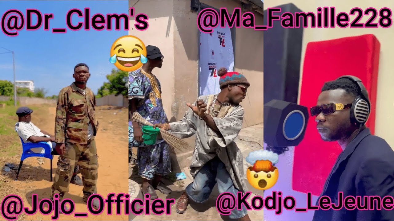 Vidéo Drôle De: Dr Clem's|Majorito|Kodjo|Izeric|Zomino|Ma Famille228|Jojo Officier|Zomatchi|2bal🤣#03