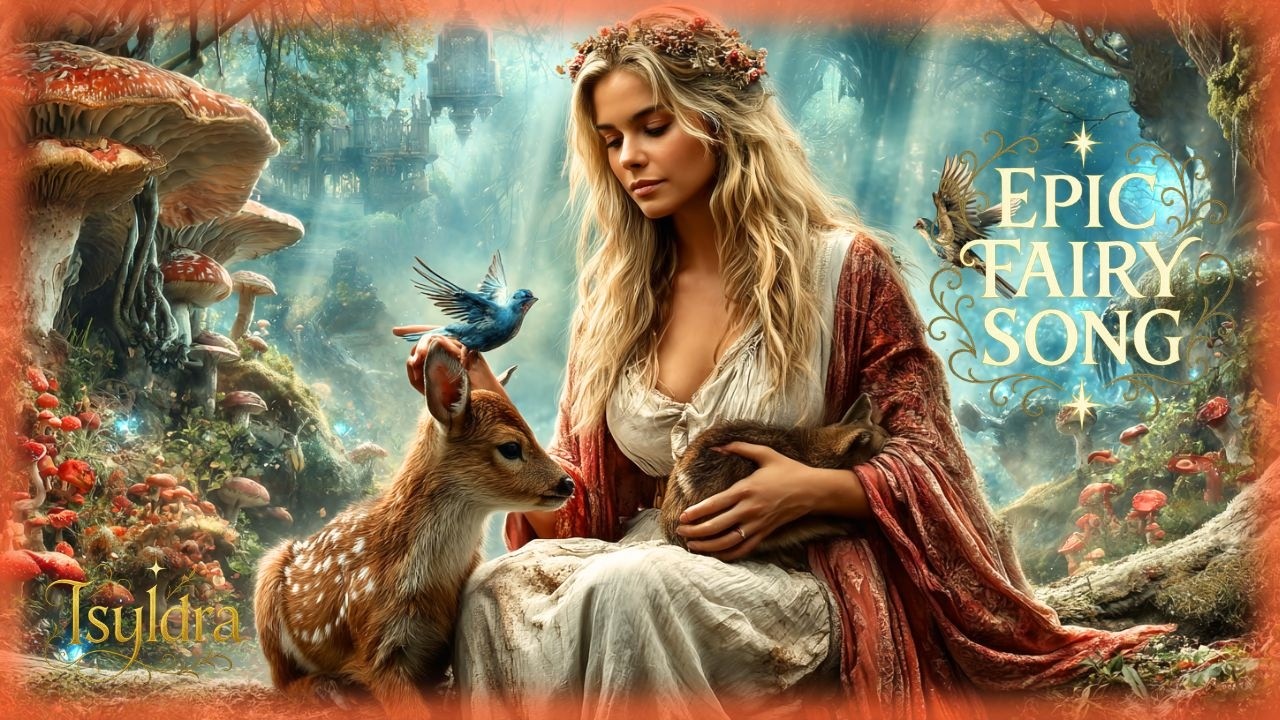 Epic Fairy Song 🕊️ The Lady of the Mushrooms | Giant Fungi, Bluebirds & Forest Grace