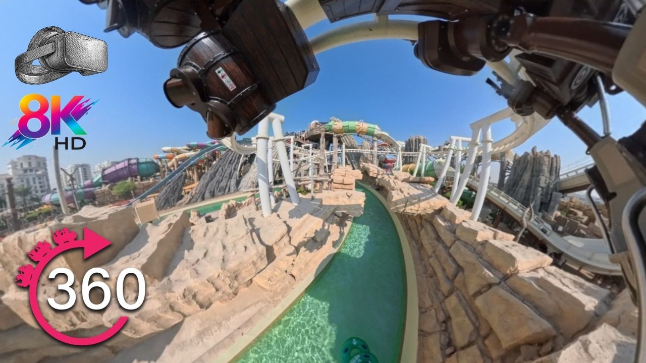 360° Bandit Bomber roller coaster at Yas Waterworld Abu Dhabi