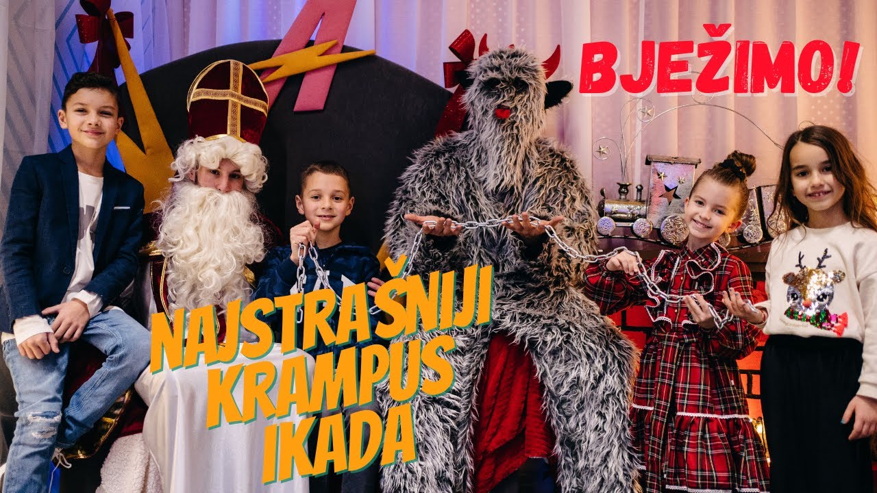 Došli vidjeti SVETOG NIKOLU, dočekao ih NAJSTRAŠNIJI KRAMPUS! Tko se BOJI!!?? A tko ne??!! MagicLeon