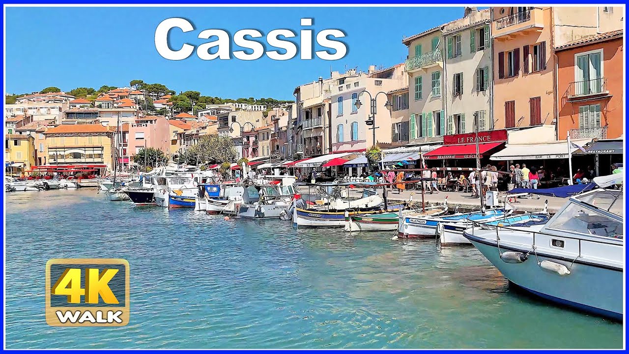 【4K】WALK Cassis France 4k video Travel vlog