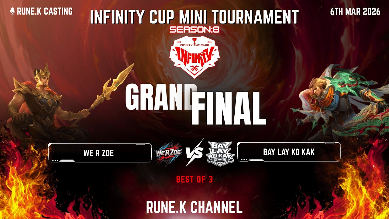 Infinity Cup Winner Season:8 Grand Finals (Bo5) | Live Casting