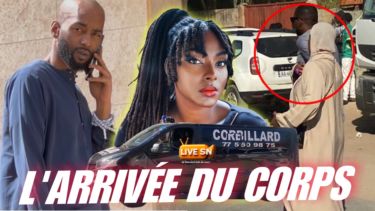 🕊️Alkhou Akbar😭 Levée du corps de Halima Gadji oH Ndeysan L’arrivée très triste de sa fille #livesn 