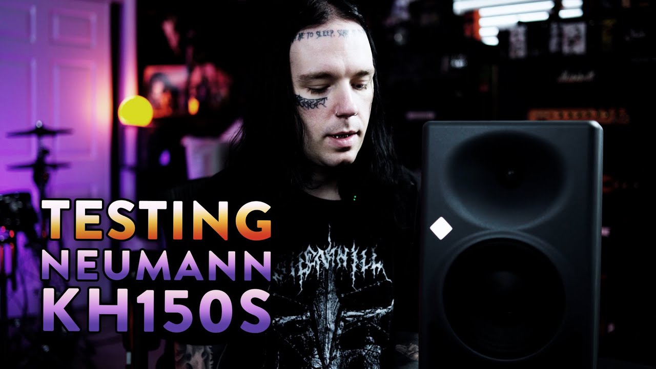 CHECKING OUT NEW STUDIO MONITORS!! NEUMANN KH150!