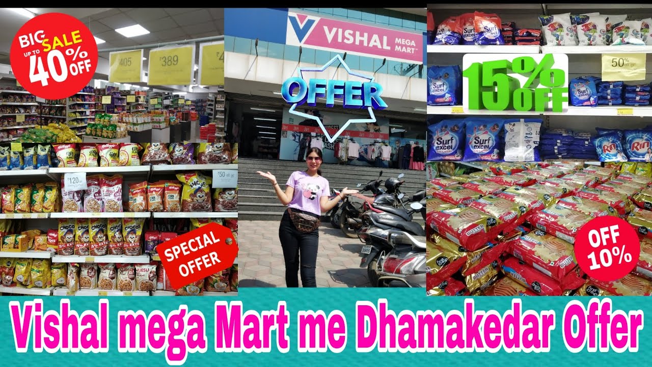 Vishal Mega Mart me Dhamakedar Offer😍💯 #offer #sale #shopping #vlog #raipur #goldengirlvlogs