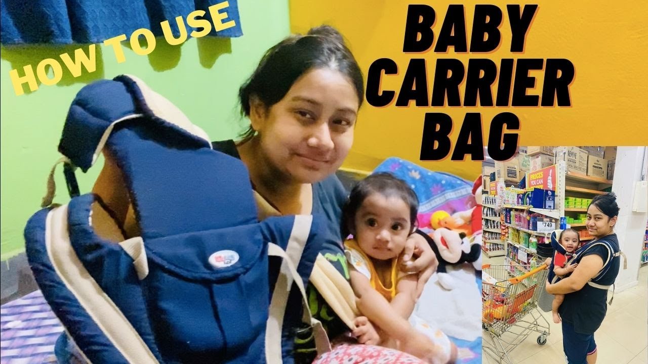 How to use Baby Carrier Bag II Chinmay Baby Carrier Cum Kangaroo Bag II Is is Worth it???