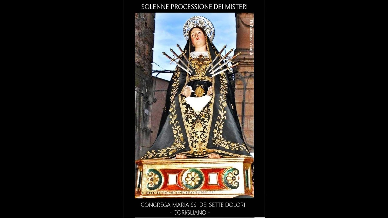 Processione dei Misteri - Corigliano Centro Storico - Venerdì 29 Marzo 2024