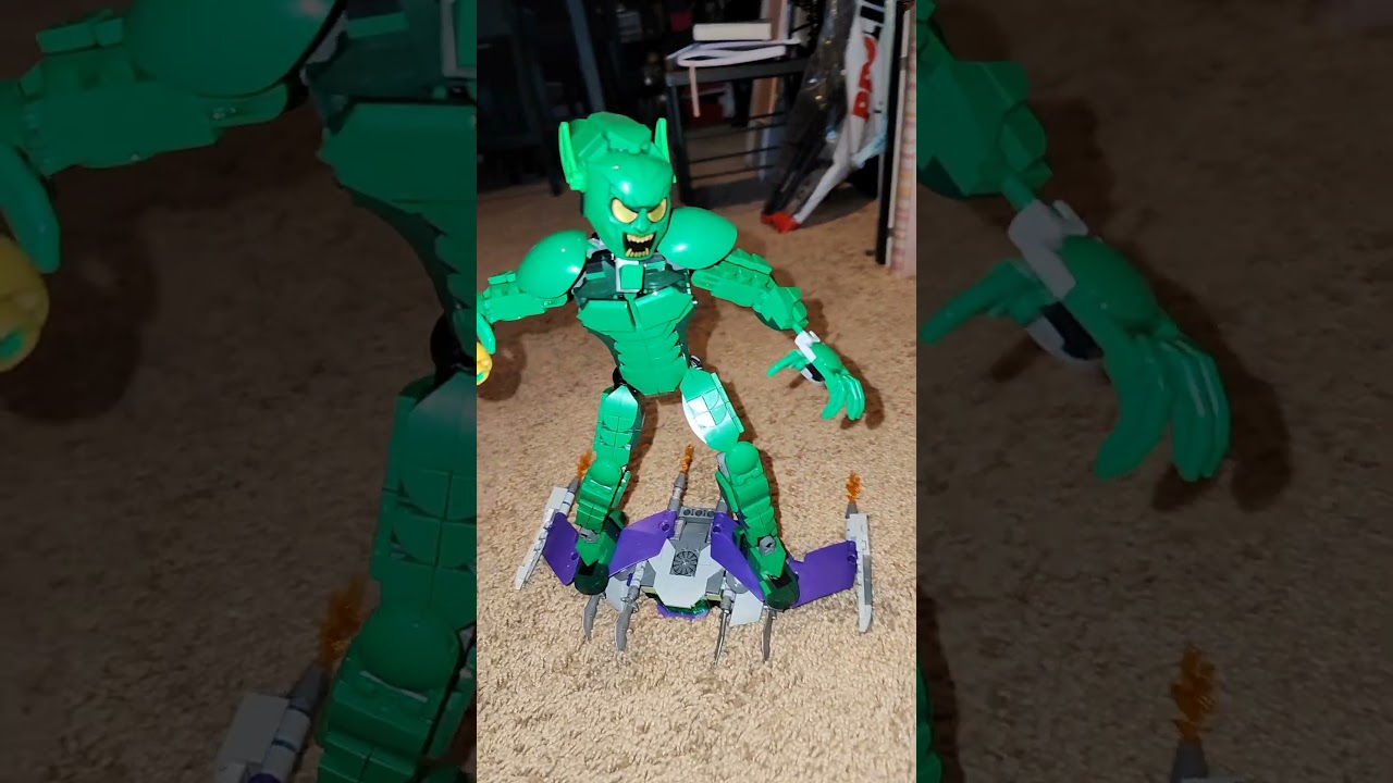 My son loved putting this green goblin together. Set 76284 has 471 pcs -lego