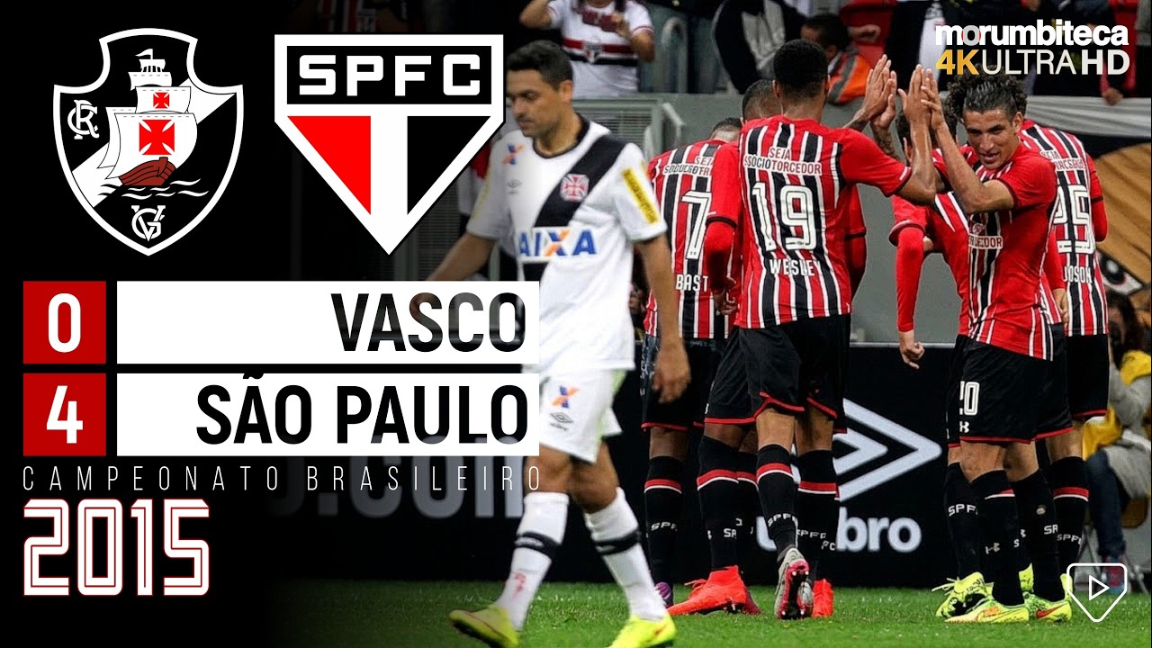 Vasco 0x4 São Paulo - 2015 - PATO, MICHEL BASTOS, GANSO, CENTURIÓN E A GOLEADA TRICOLOR EM BRASÍLIA!