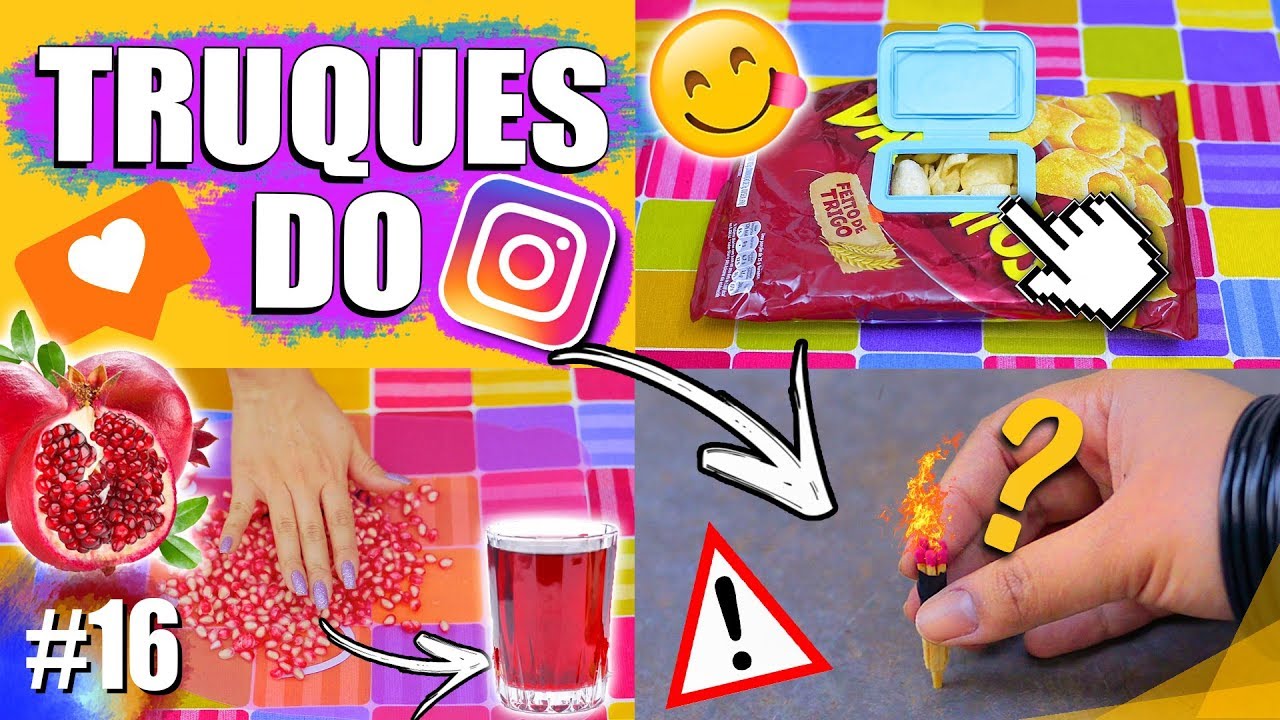 TESTANDO TRUQUES BIZARROS DO INSTAGRAM 6! - #VEDA500k | Blog das irm&atilde;s