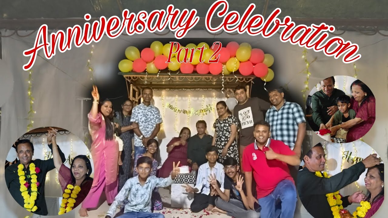36th Anniversary Turned Into Mini Wedding |Cake, Ring,Varmala&Sindoor Ceremony|Gaon vali anniversary