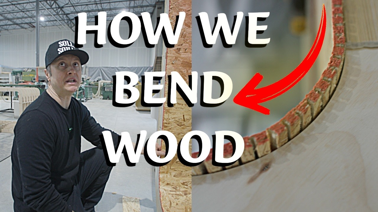 How We Bend OSB Around Curves Using CNC Custom Cabinetry Build Process