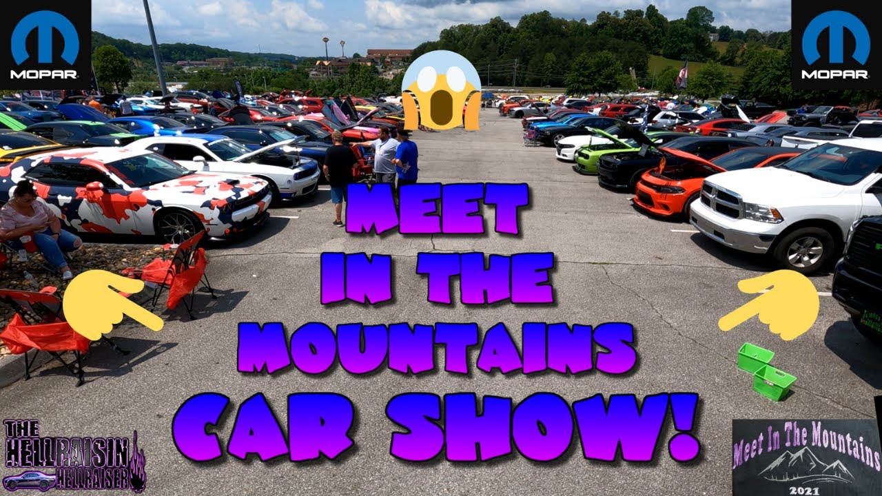 My First Mopar Meet In The Mountains Car Show In My Hellraisin Dodge Challenger Scat Pack Widebody!