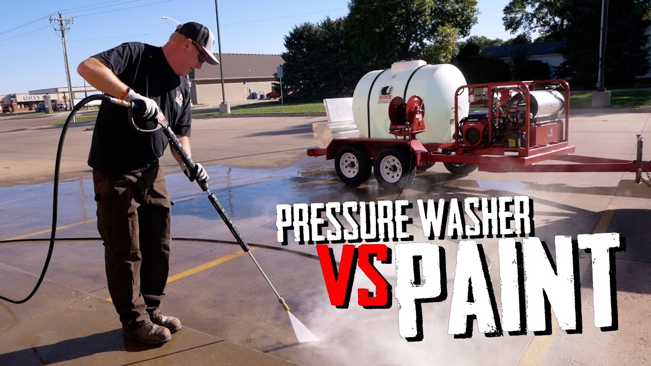 Can a Pressure Washer Remove Paint? (ODDLY SATISFYING)