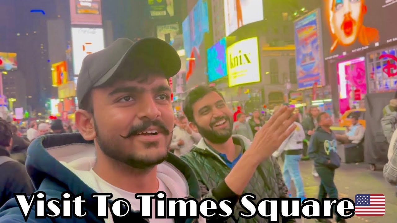 Visit to Times Square | Saturday Night Out | AB Saim Gujjar | Saim Speaks