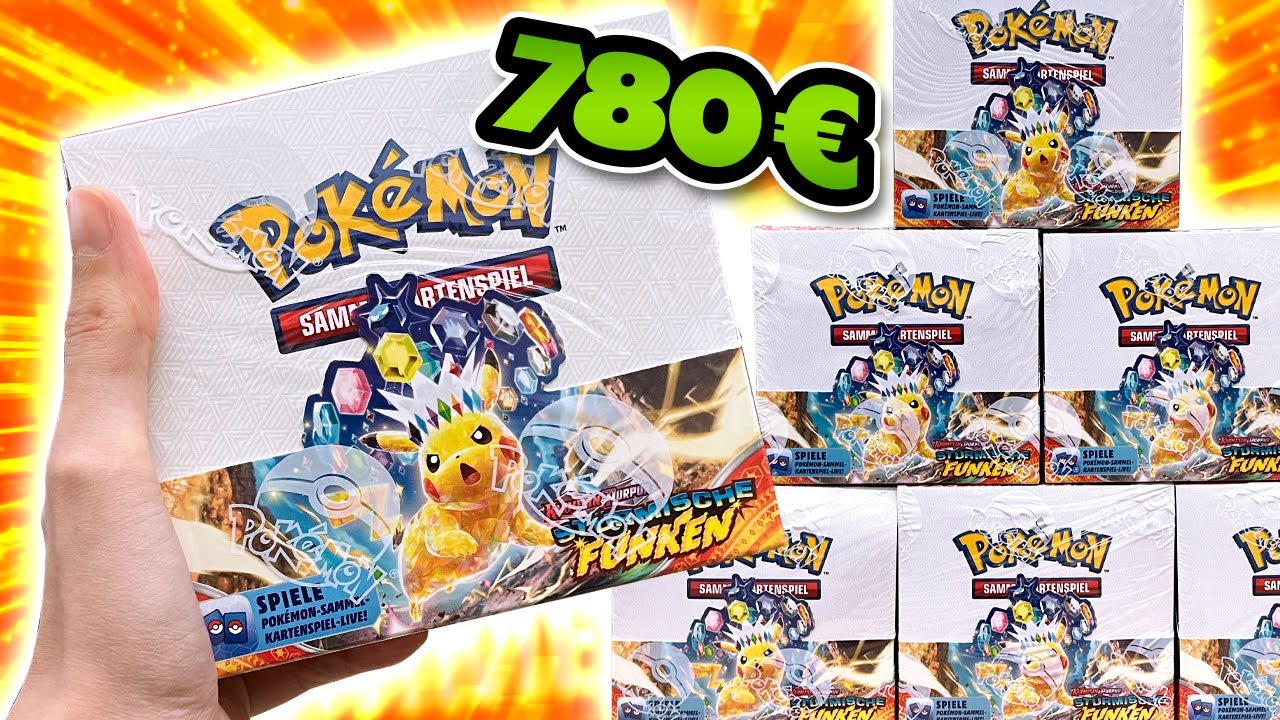 Was zieht man aus 6 DISPLAYS von STÜRMISCHE FUNKEN ⚡️ TCG Case Opening