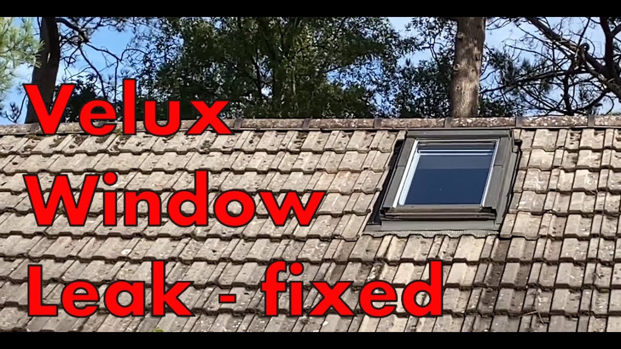Как починить протекающее окно Velux