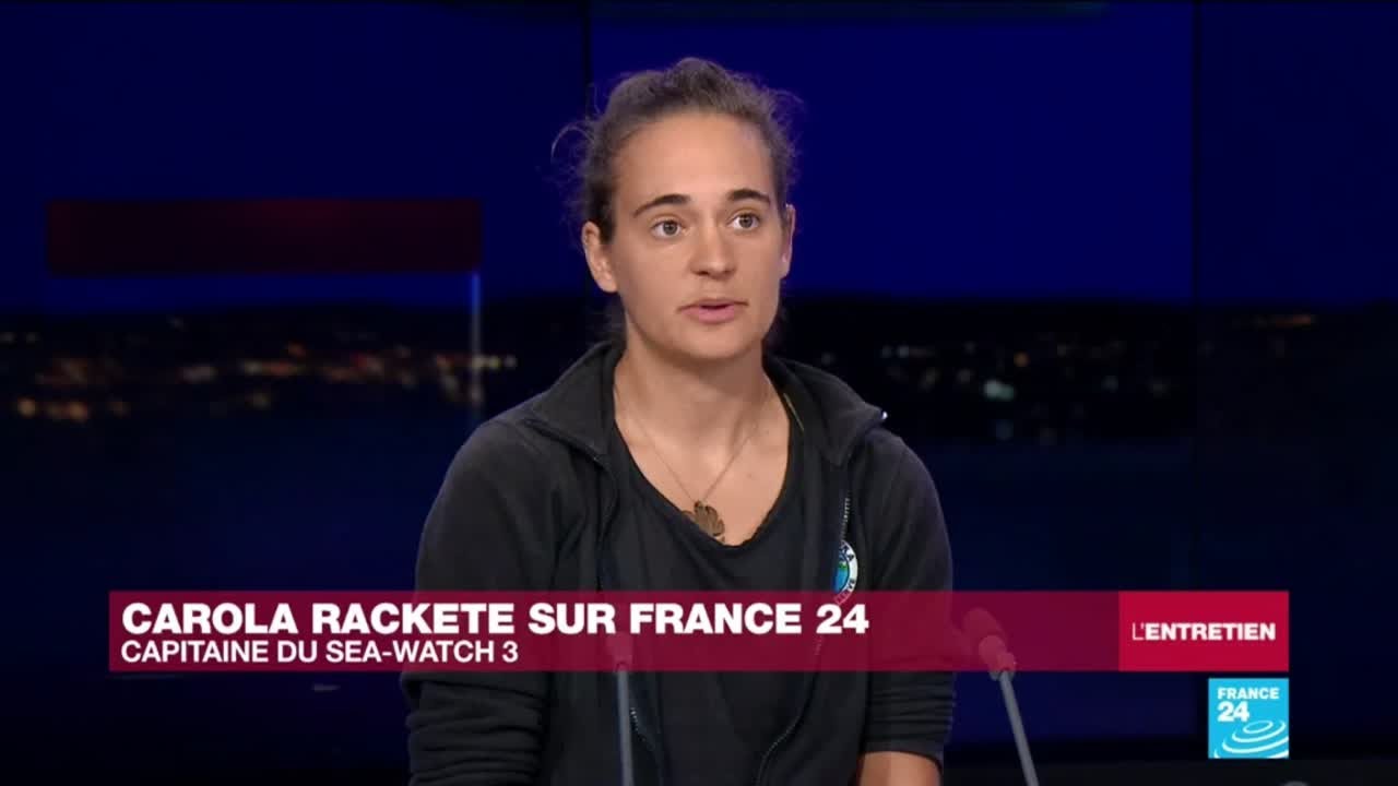 EXCLUSIF - Carola Rackete, capitaine du Sea-Watch 3 r&eacute;pond &agrave; FRANCE 24