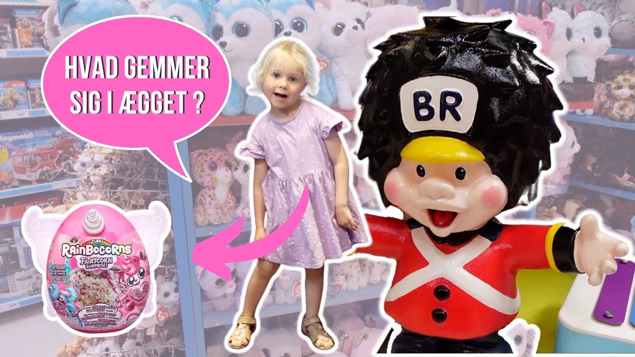 Ellie får nyt legetøj i Fætter BR🛍️ Åbner Rainbocorn Surprise🧸🌈