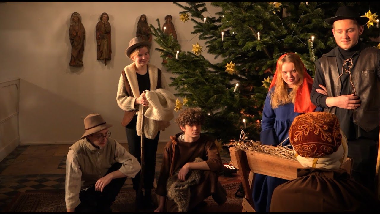 Krippenspiel des Musikleistungskurses 12 des CWG am Heiligabend 2021