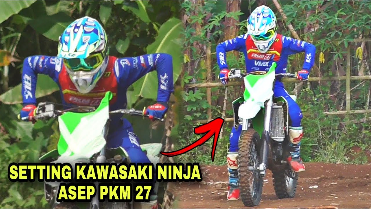 ASEP PKM 27 Setting Kawasaki Ninja di Sirkuit Mahendra Settingannya beda boss...