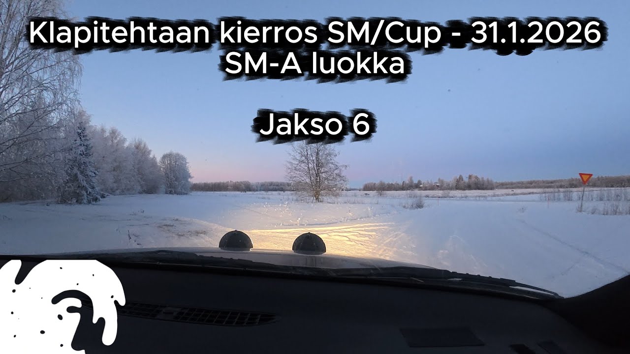 Autosuunnistus - Klapitehtaan kierros SM/Cup 31.1.2026 - SM-A - Jakso 6