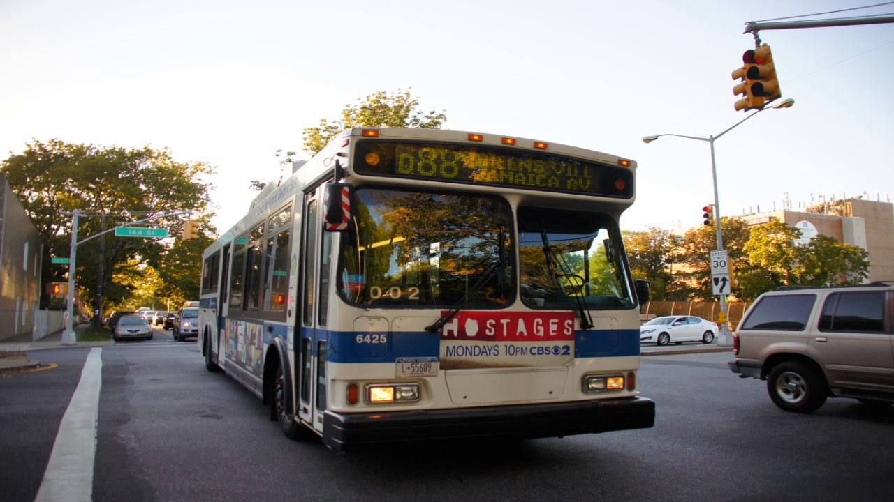 MTA New York City Bus 2004 Orion VII Hybrid 6447 [ Audio Recording ]
