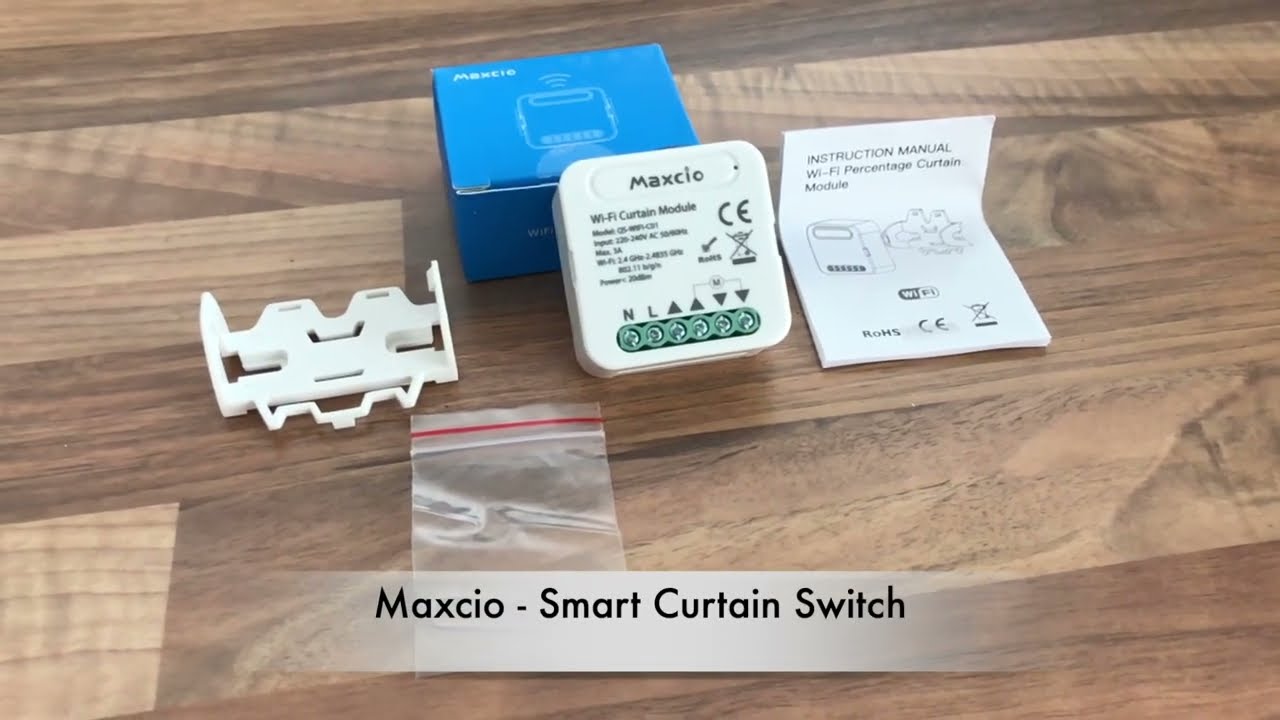 Unboxing and Installing Maxcio - Smart Curtain Switch