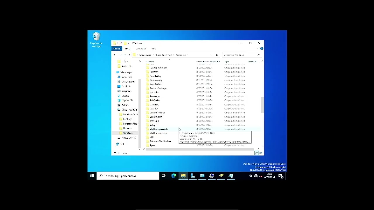 CREACION DE CARPETAS COMPARTIDAS - WINDOWS SERVER 2022