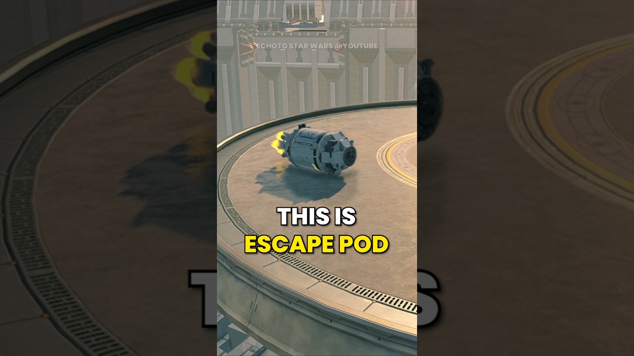 This is Escape Pod #starwars