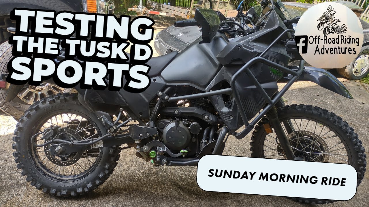Test riding the new Tusk D Sports!