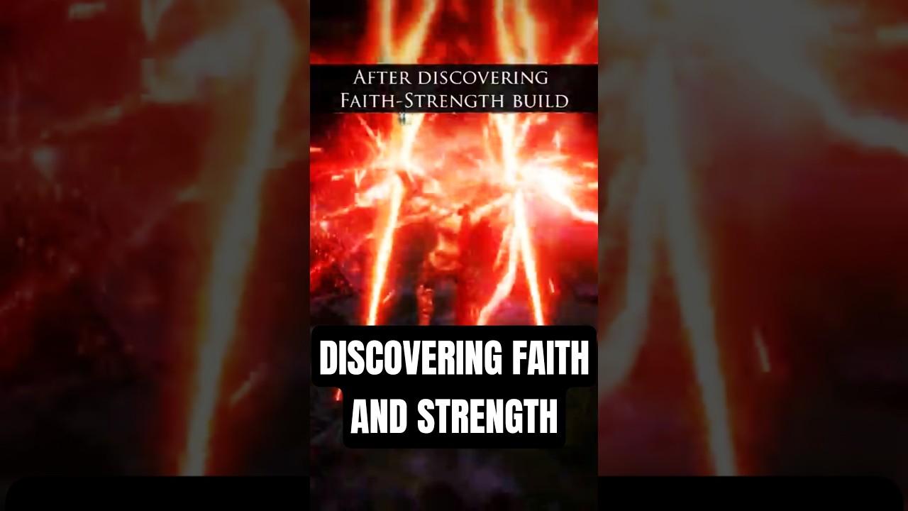 Discovering Faith and Strength Builds - Elden Ring #shorts