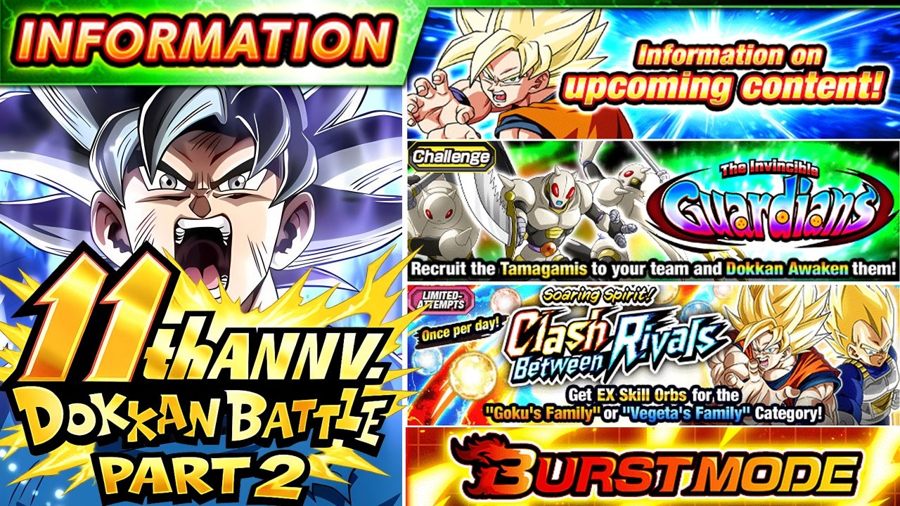 TONS OF UPCOMING 11TH ANNIVERSARY CONTENT! Where Are The EZAs Though? 😭😭(DBZ: Dokkan Battle)