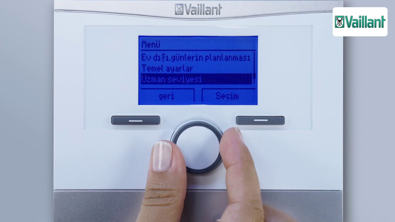 Vaillant VRT 350f: Modülasyonlu Kablosuz Oda Termostatı