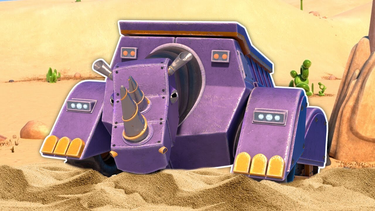 ПОМОЩ! Носорога- Самосвал попадна в Потъващи пясъци