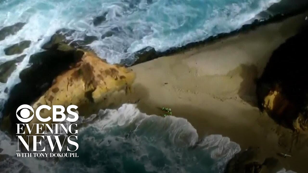 Desperate search in California for missing girl, swept away by rip currents