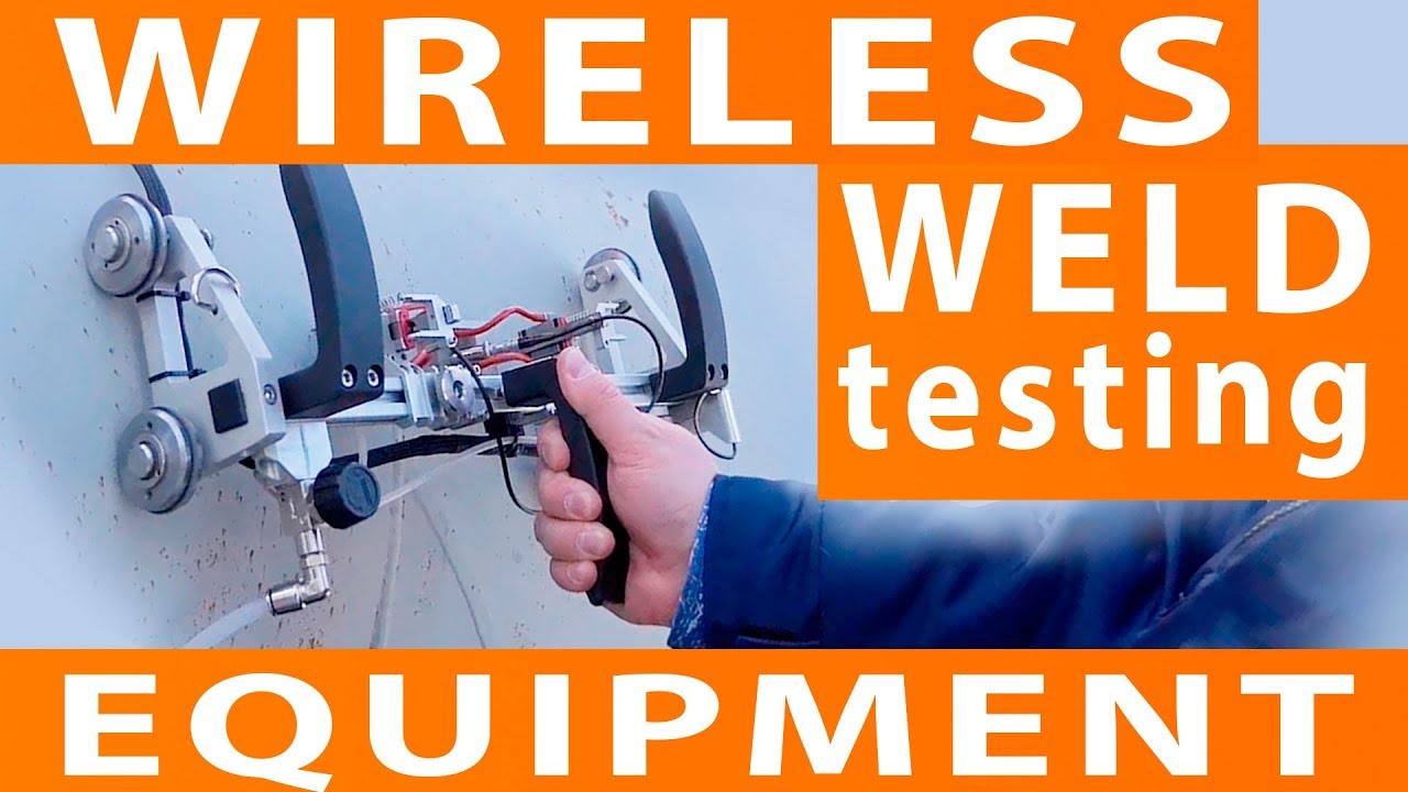 TOFD NDT scanner with wireless equipment for tofd inspection of weld - TOFD Man
