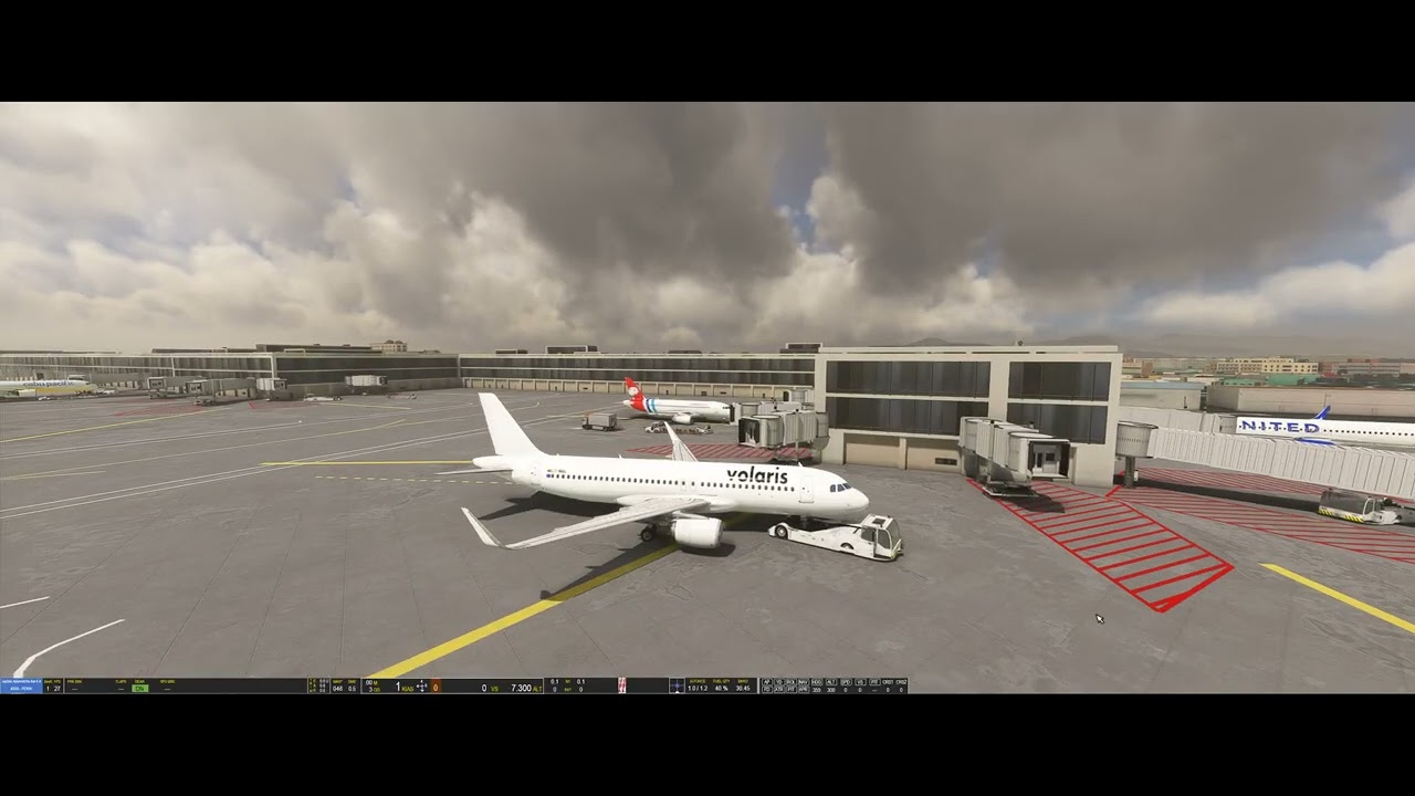MSFS2020 mit dem Fenix A320 von MMMX nach MMUN