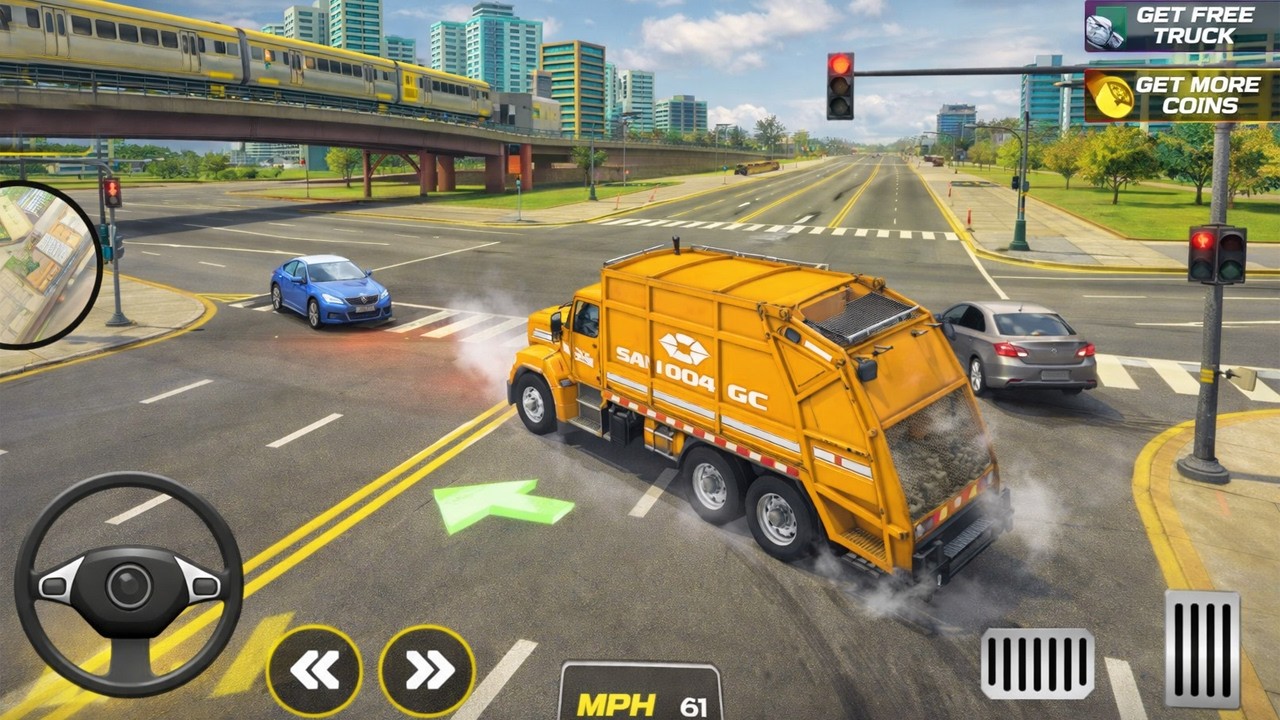 Trash Truck Games Simulator 3D Gameplay – Realistic Garbage Truck Driving Missions | Mecho Gaming