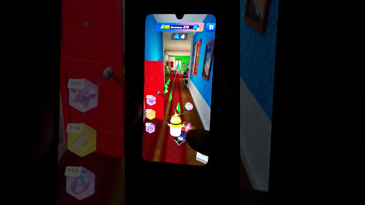 Играю в игру Minion rush (миньоны). Забираю свои награды.