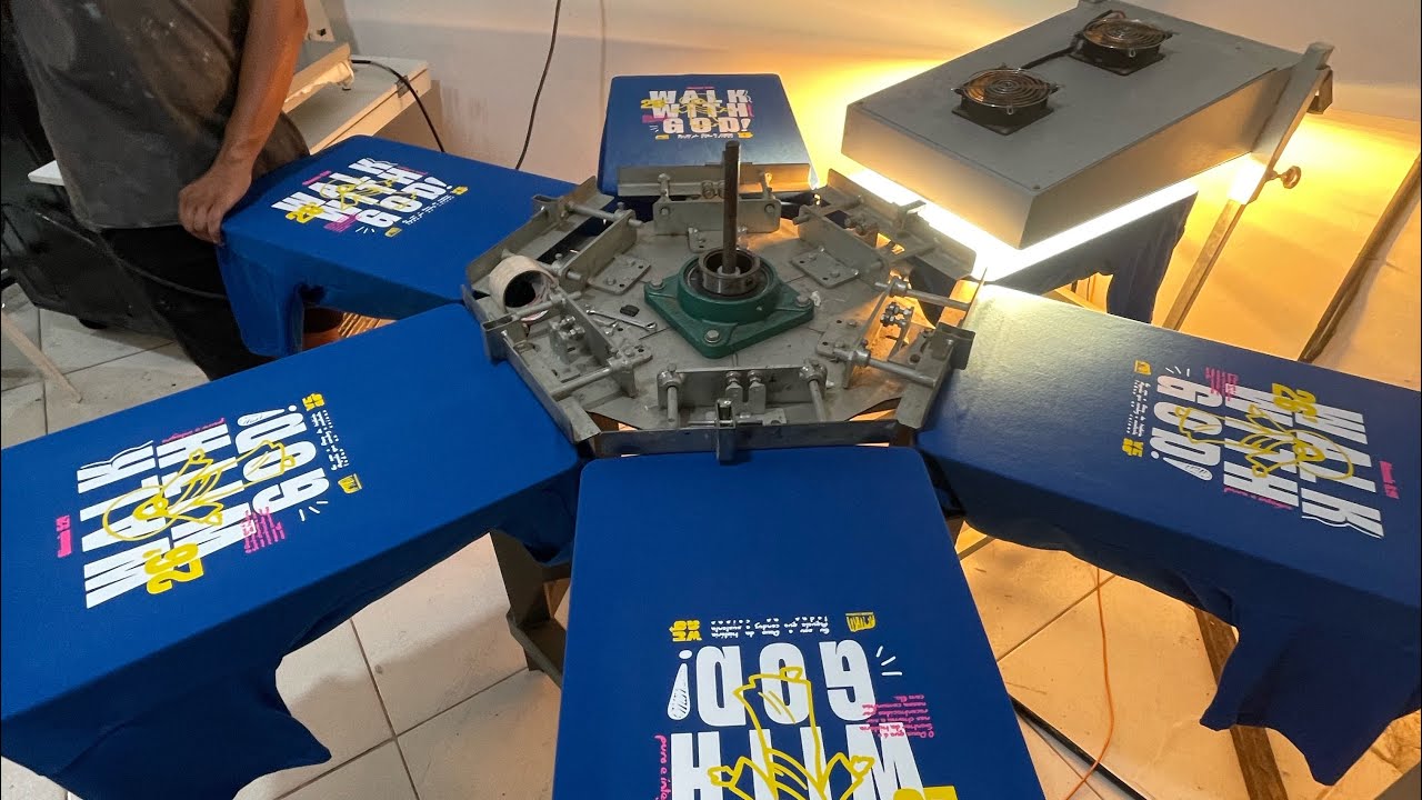 PREPARANDO TELAS DE SERIGRAFIA PARA UMA PRODUÇÃO DE CAMISETAS OVERSIZED 