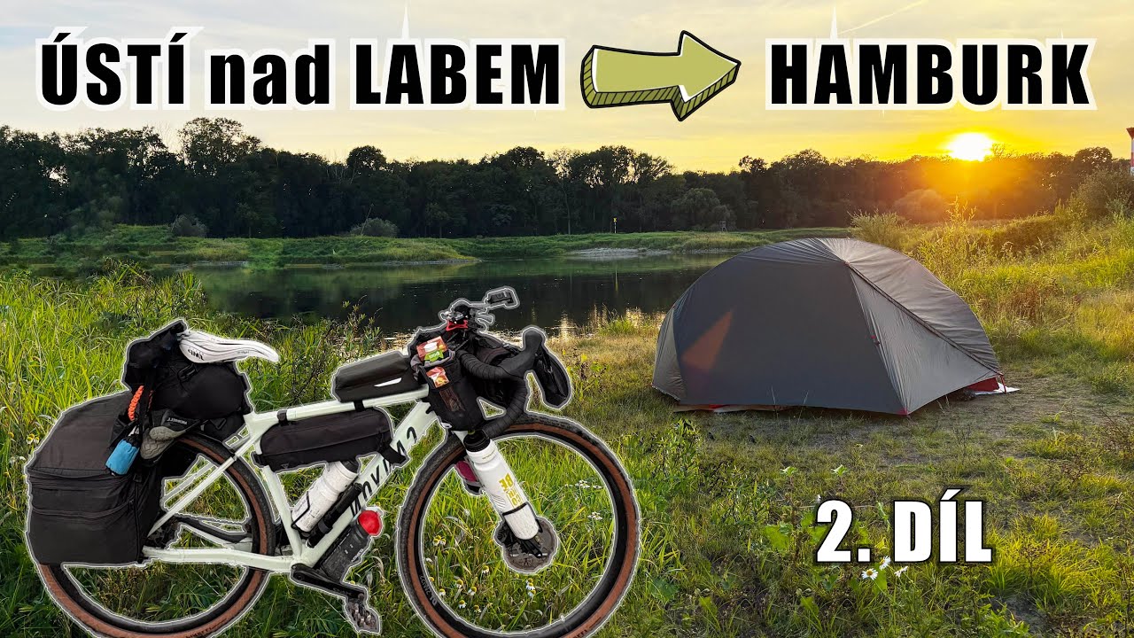 720 km podél Labe - 2/2 | Elberadweg | cyklostezka podél Labe | bikepacking - VLOG