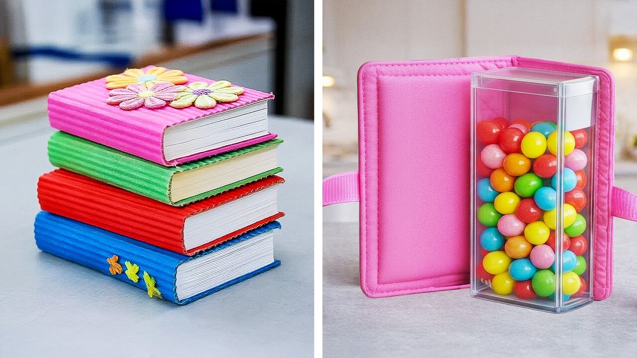 🛠️ CRÉEZ DES MINIATURES ADORABLES 🎒 Fournitures Scolaires en Miniature DIY ! ✨