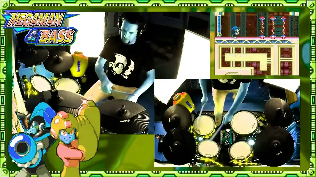 MEGA MAN & BASS (SNES) King's Castle theme - Drum Cover In Lost Effects