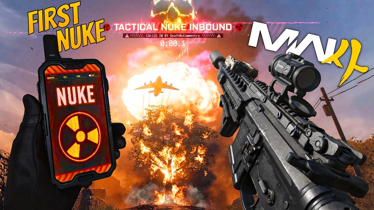 My First Ever NUKE In MW4 Beta! | M4 Assault Rifle Gameplay [4K]