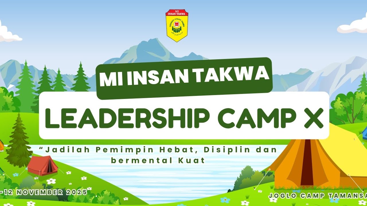 LEADERSHIP CAMP 10 MI. INSAN TAKWA BOGOR #pramuka #kemenag #madrasah 